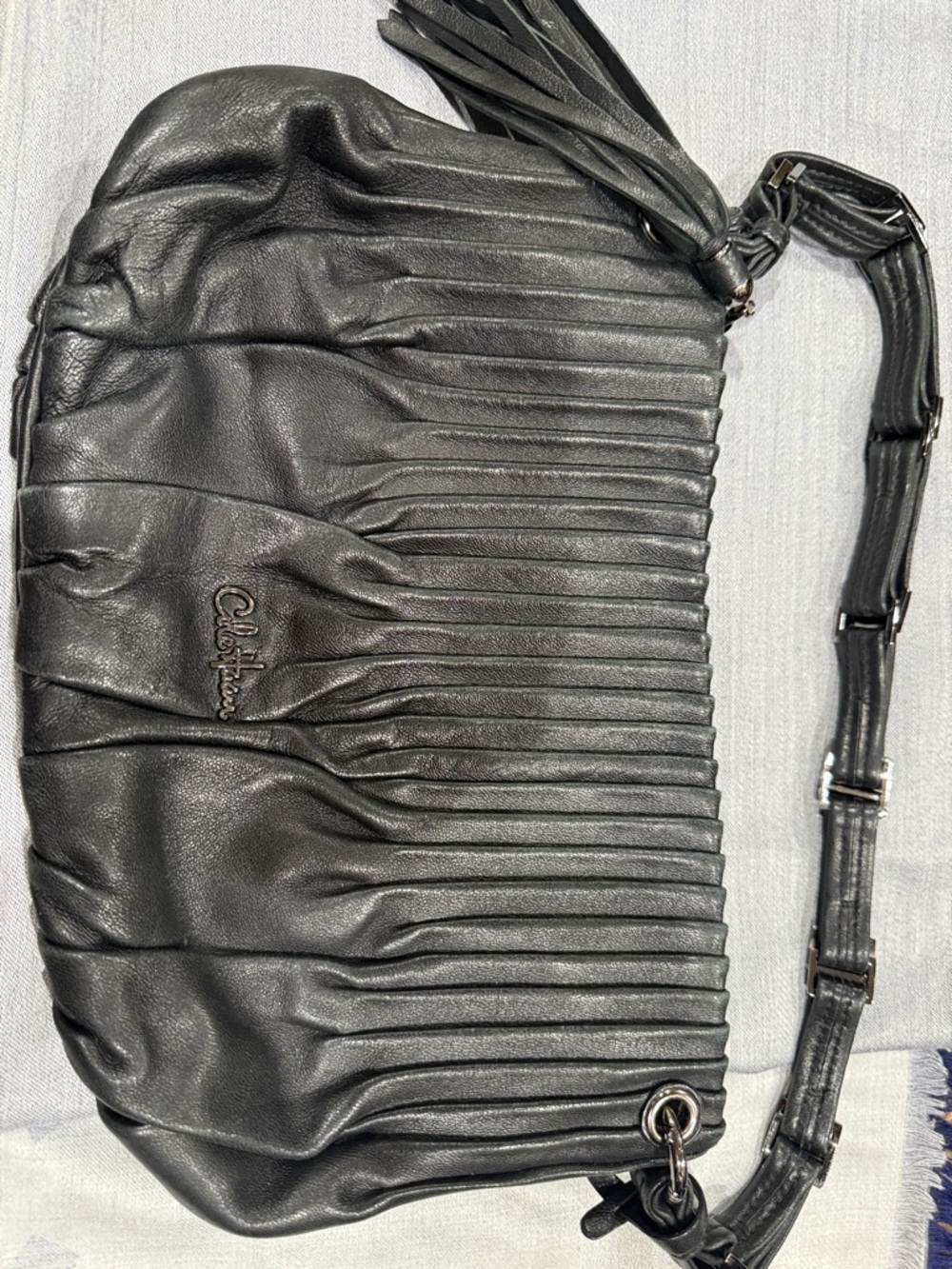 Cole Haan black leather handbag, excellent condition